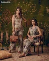K 1113 By Naisha Vatican Discharge Printed Co Ord Set
